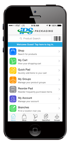 IPS Touch mobile app from IPS Packaging